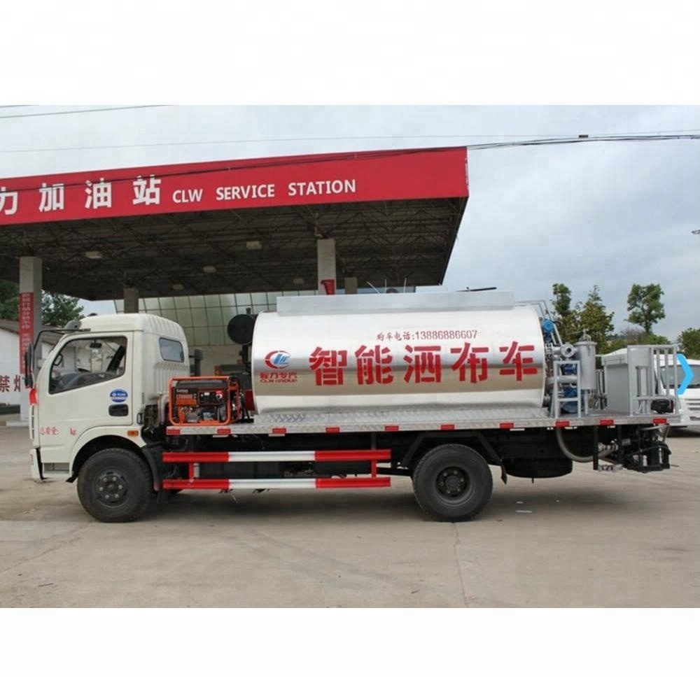 4 tons bitumen sprayer truck mini asphalt paver for sale