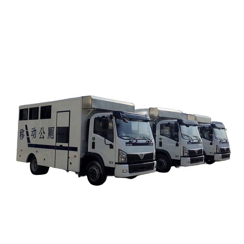 Customized Movable Toilet Truck  4X2  Portable Restroom For Sale