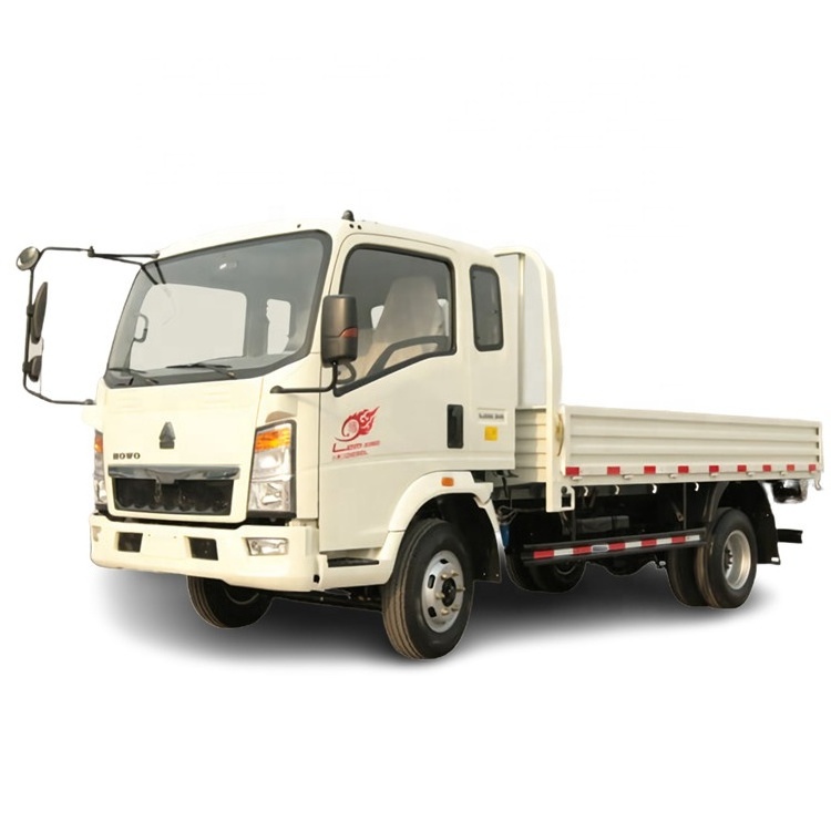 Aluminium steel van cargo truck 1Suzu HOWO brand light duty cheap price for Sale from China manufacturer