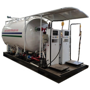 25000liter lpg skid station 25cubic meter mobile movable skid lpg tank 10tons lpg gas station supply cooking gas to home