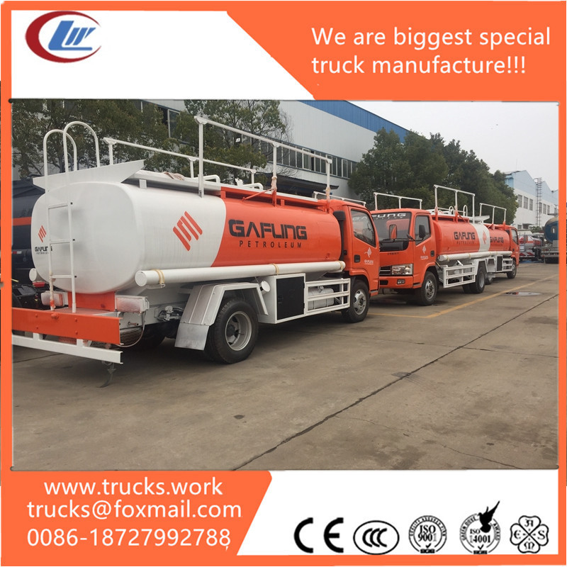 Best price petrol delivery mini truck,3000Liters to 5000Liters fuel dispensing trucks,fuel tanker truck capacity price