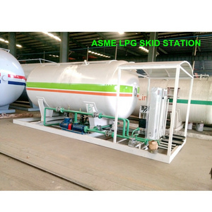 China origin  available lpg filling station portable liquefying gas station for sale