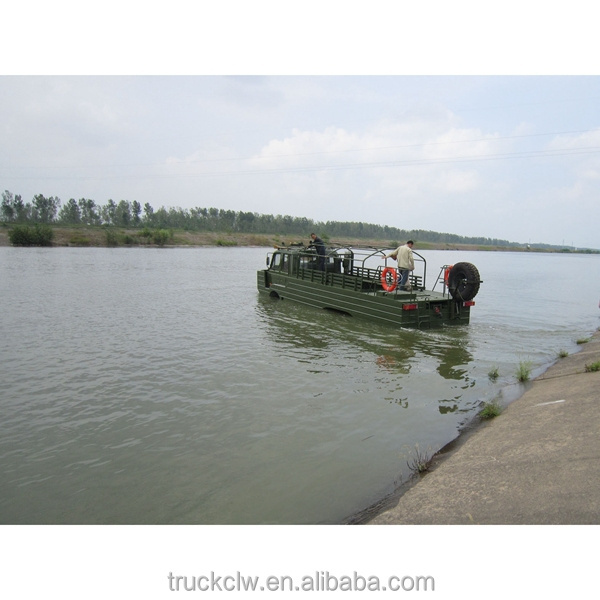 Factory sale low price 8x8 amphibious boat, water and land use vehicle