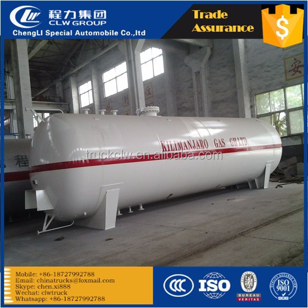 20000L bulk gas tank on sales, 20m3 LPG skid filling station, Double nozzle dispenser 20CBM LPG skid station tankers