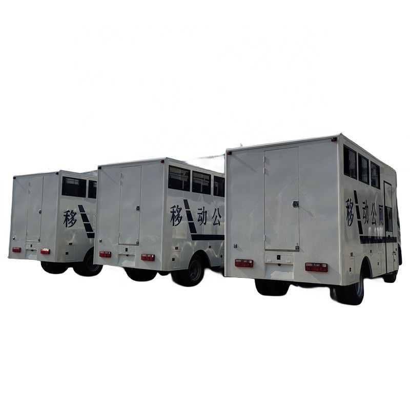 Customized Movable Toilet Truck  4X2  Portable Restroom For Sale