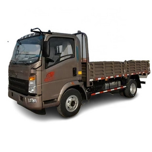 Aluminium steel van cargo truck 1Suzu HOWO brand light duty cheap price for Sale from China manufacturer