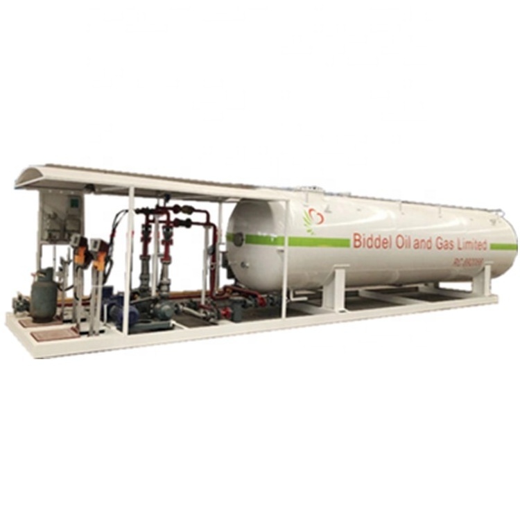 5tons 10tons 15tons 20tons 50tons LPG skid station 10MT cylinder Bottling mobile gas filling storage station Plant for sale