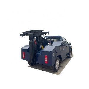 High performance Pickup wrecker, pickup towing truck with 3tons lifting boom for sales