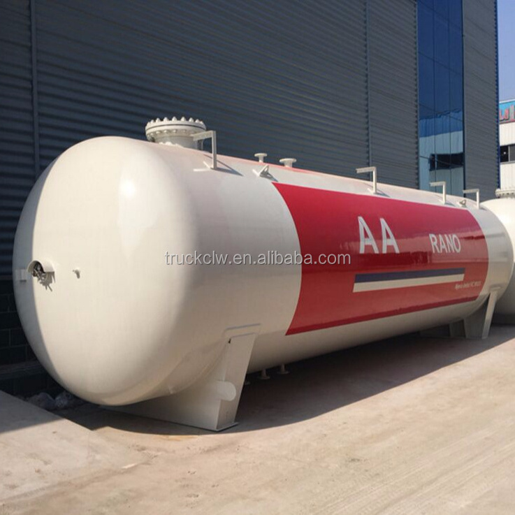 20000L bulk gas tank on sales, 20m3 LPG skid filling station, Double nozzle dispenser 20CBM LPG skid station tankers