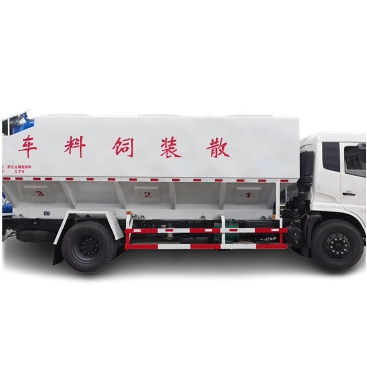 6x2 35cbm tanker 10tons LHD or RHD bulk feed delivery trucks with the hydraulic electrical winch dragon bulk-grain carrier