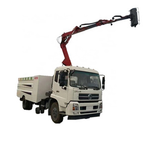 New Dustbin Street Sweeper Truck 8000liters Cleaning Vehicle/Road Sweeper Machine With Snowing Cleaning Equipment