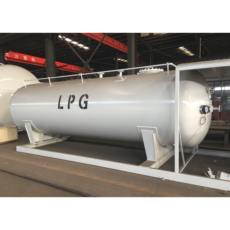 BEST QUALITY  New fuel tank 5000L 10000L 20000L propane gas petroleum refuel skid lpg gas filling station