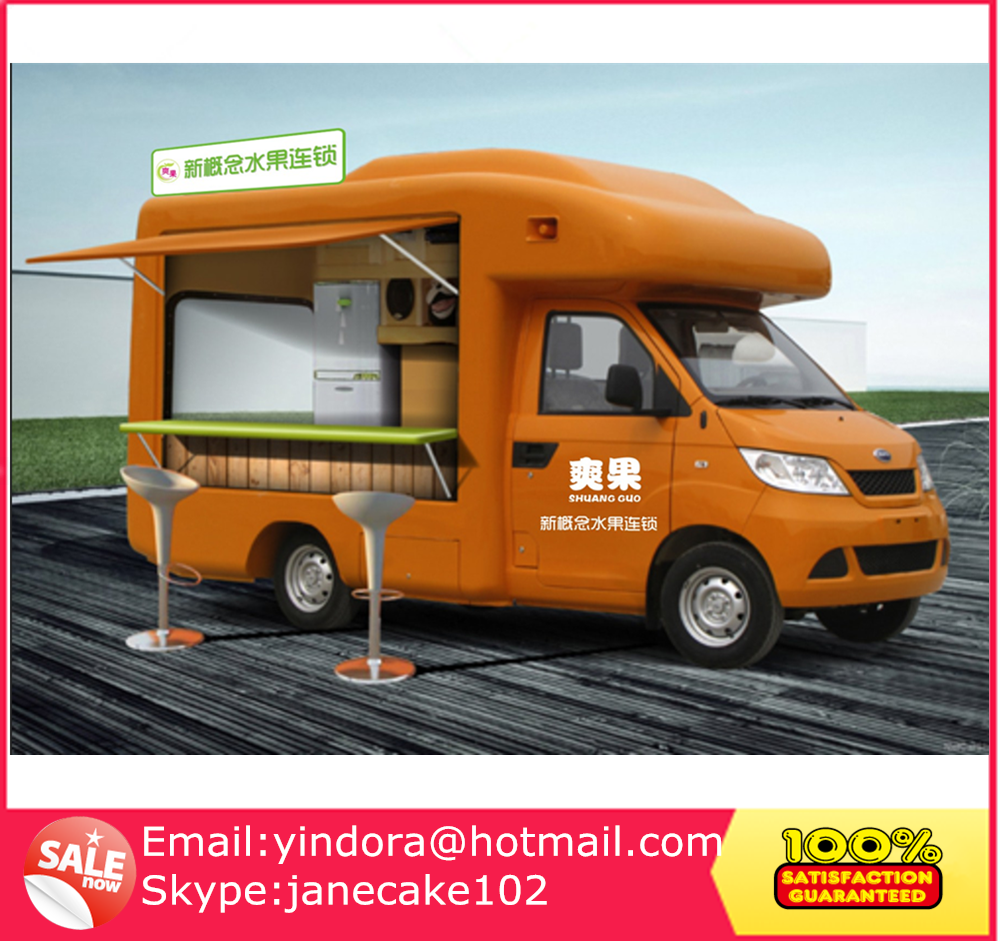 Outdoor chinese mini mobile new truck food street, chinese mini food truck , fast food truck for sale