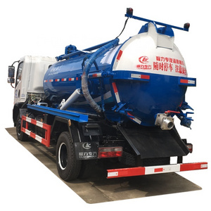 sewage suction trucks Sewer Septic suction Tanks 5Tons Vacuum Pump Sewage septic pipe Tanker Truck