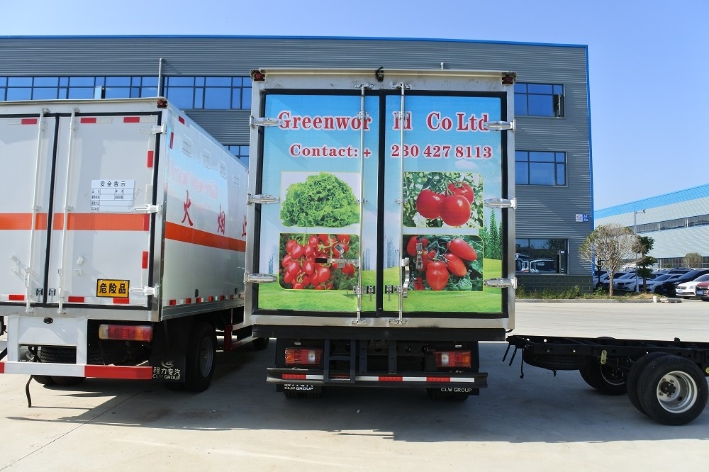 BEST Quality 3 tons 5 tonne SINOTRUK light duty HOWO refrigerated truck 4x2 Frozen food FRP refrigerated truck