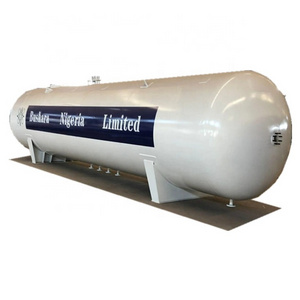 20000L bulk gas tank on sales, 20m3 LPG skid filling station, Double nozzle dispenser 20CBM LPG skid station tankers