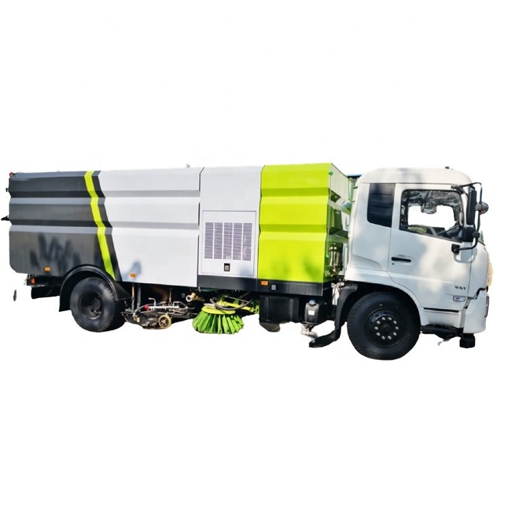 China 1SUZU Cleaning and Water Cleaning 12000 Liters Dongfeng Street Clean and High Pressure Vacuum Road Sweeper mini Truck