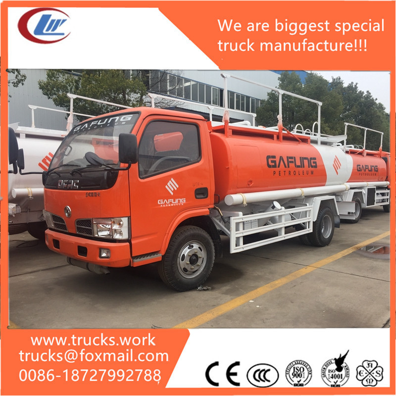 Best price petrol delivery mini truck,3000Liters to 5000Liters fuel dispensing trucks,fuel tanker truck capacity price