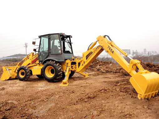 Chinese top brand  8.4TON  backhoe loader  CLG777A for hot sale