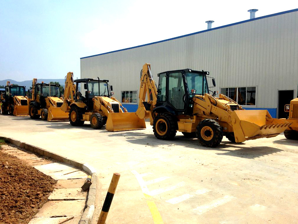 Chinese top brand  8.4TON  backhoe loader  CLG777A for hot sale