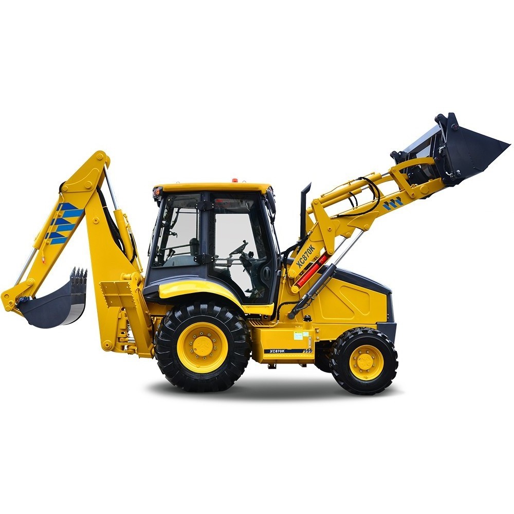 XC870K 2.5 Ton Wheel Type Mini Towable Backhoe for Sale