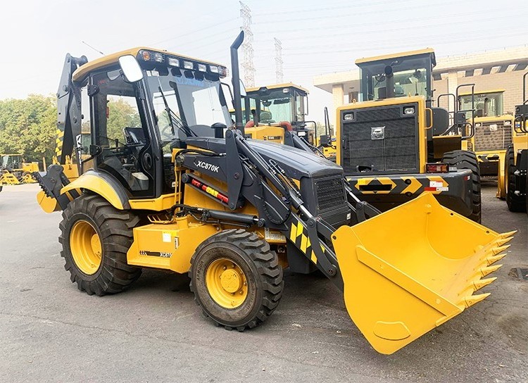 XC870K 2.5 Ton Wheel Type Mini Towable Backhoe for Sale