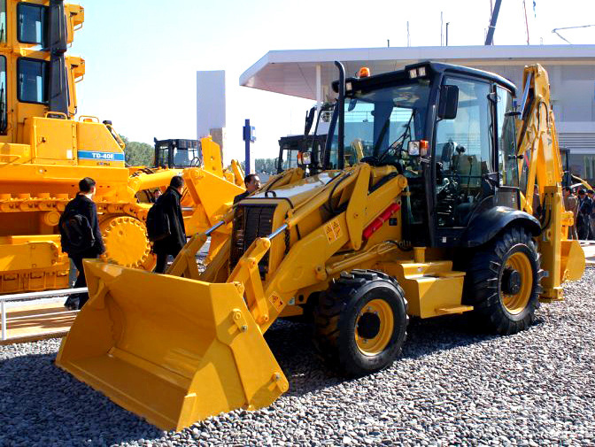 Chinese top brand  8.4TON  backhoe loader  CLG777A for hot sale