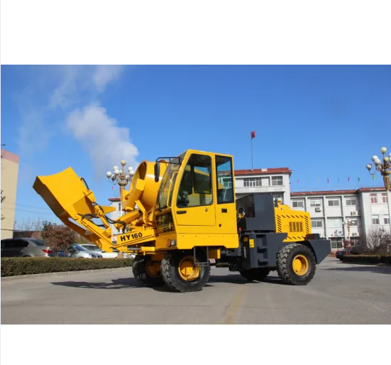 Hy160 New China 1.6cbm Self Loading Concrete Mixer