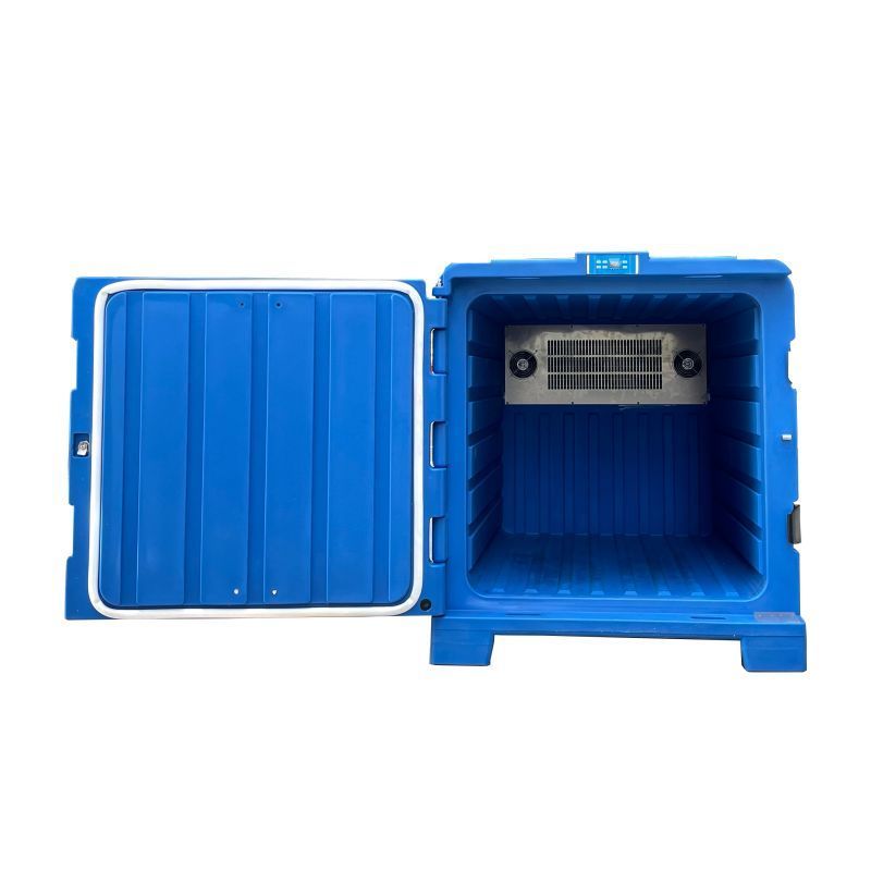 Export to South American pickup using DC48V battery driven refrigeration system Portable refrigerator transfer cold box