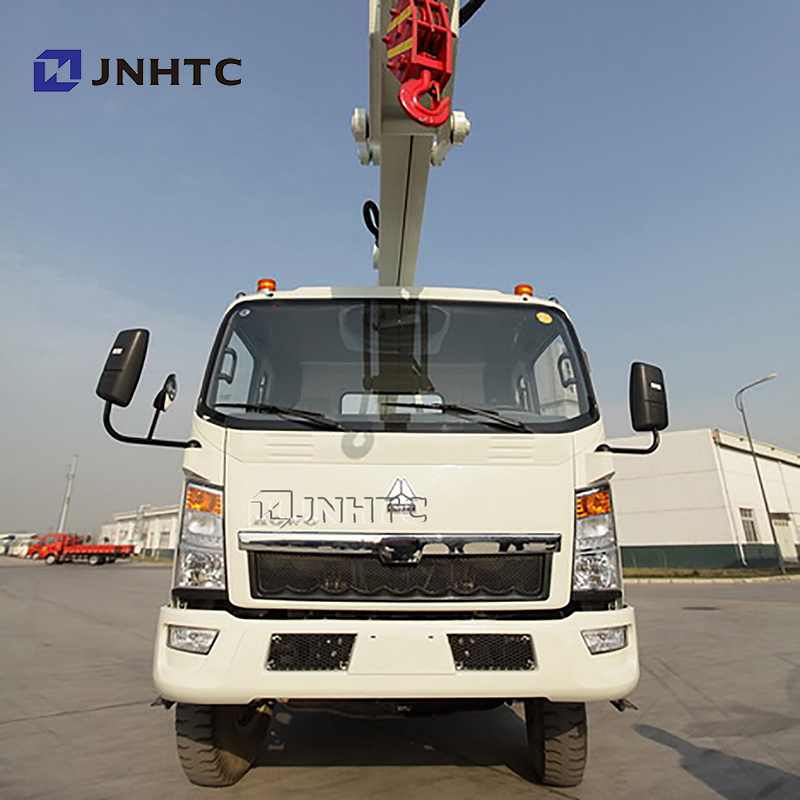 Sinotruk howo 6 wheeler aerial platform working lift bucket hydraulic mounted man lifter basket truck