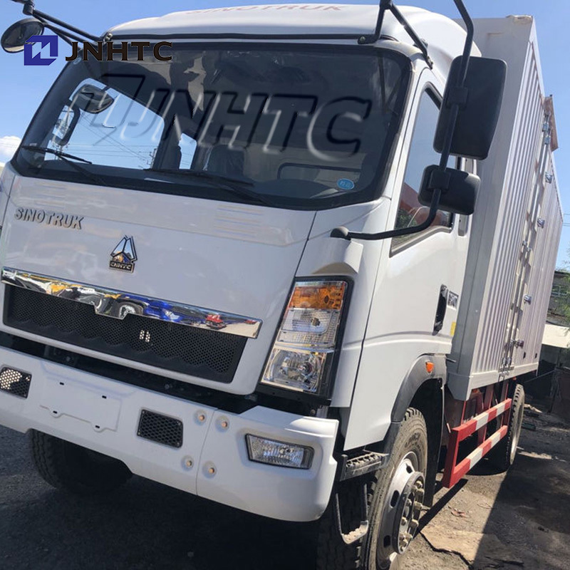 Sinotruck HOWO small trucks for sale Howo vans 6 wheeler small lorry