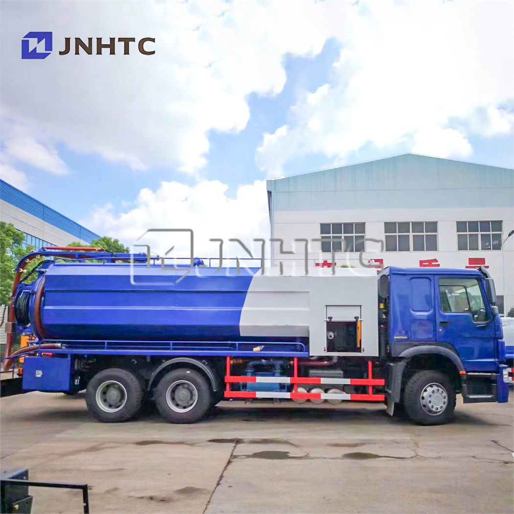 SINOTRUK HOWO 6*4 16000L Vacuum Sewage Suction Tanker Truck Heavy Duty Septic tank Truck For Sale