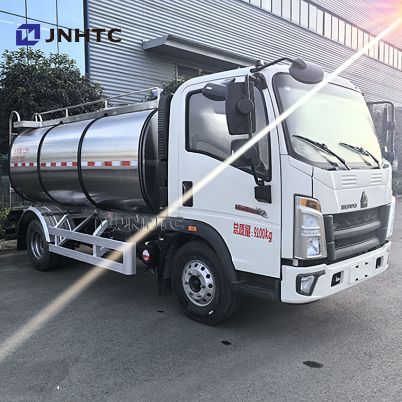 Factory Price 5 cbms Water  Tanker Truck For Fresh Milk Transport