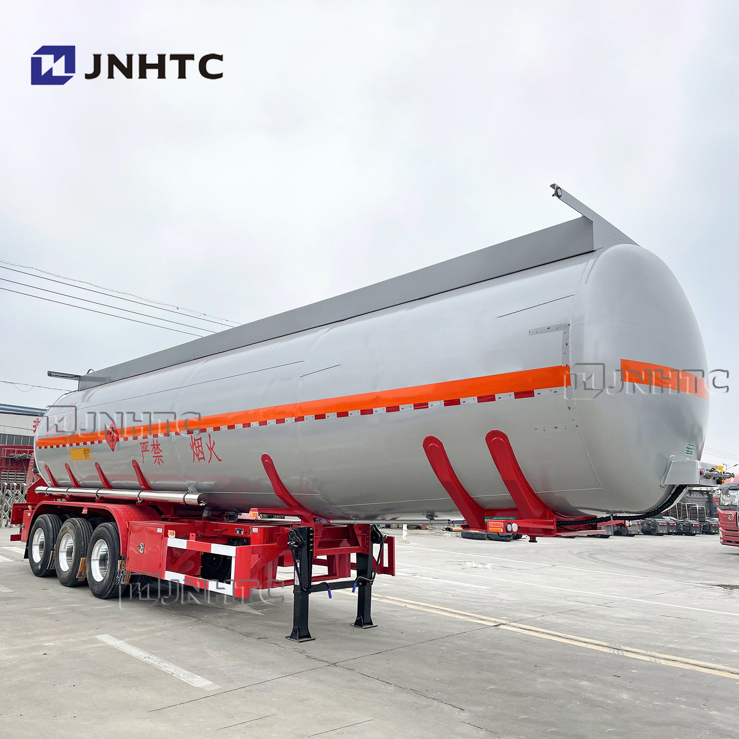 Factory Price 3 Axles Chemical Trailer Tanker 50000 Liters Liquid Aluminium Tanker Tanker For Sale