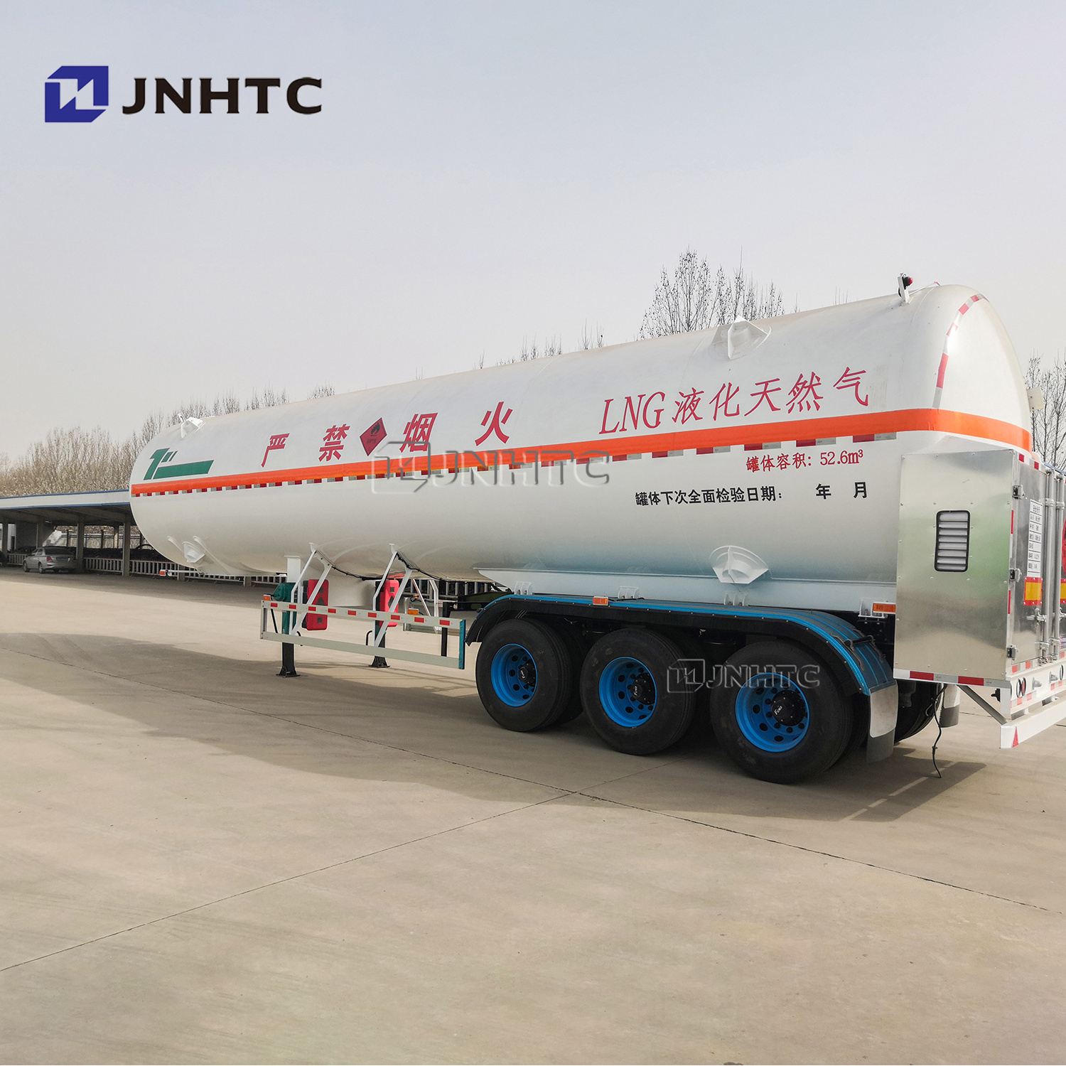 China good quality 3 axle gas LNG CNG LPG  3000L 45000 Liters 50000L Tanker Semi Trailer For Sale