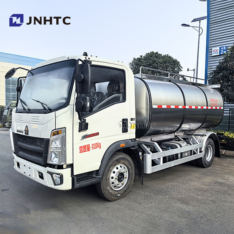 Factory Price 5 cbms Water  Tanker Truck For Fresh Milk Transport