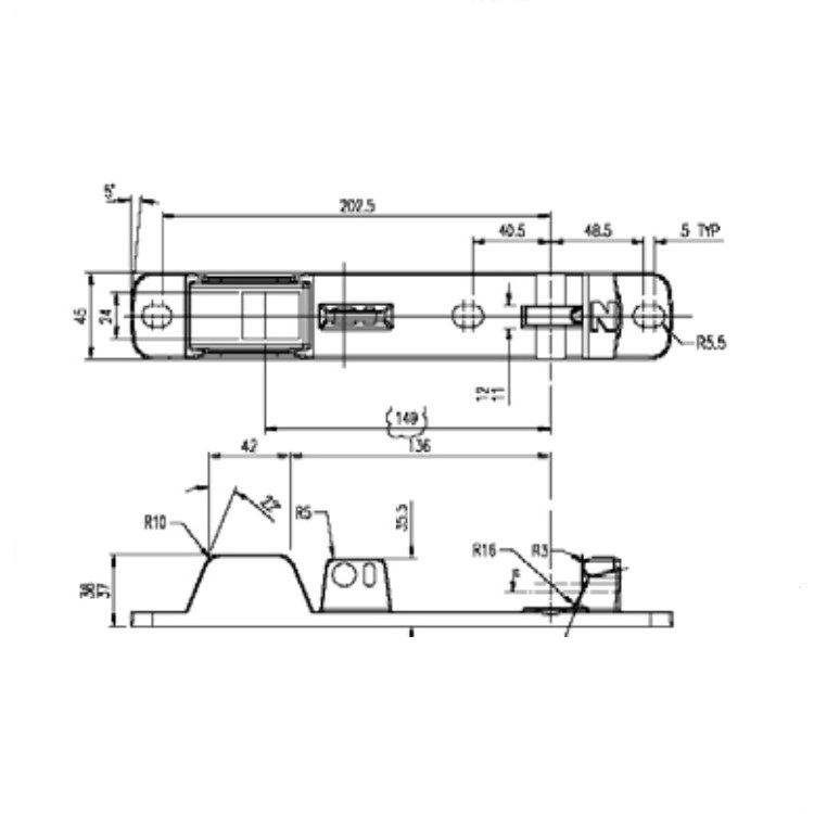 Trailer Door Latch