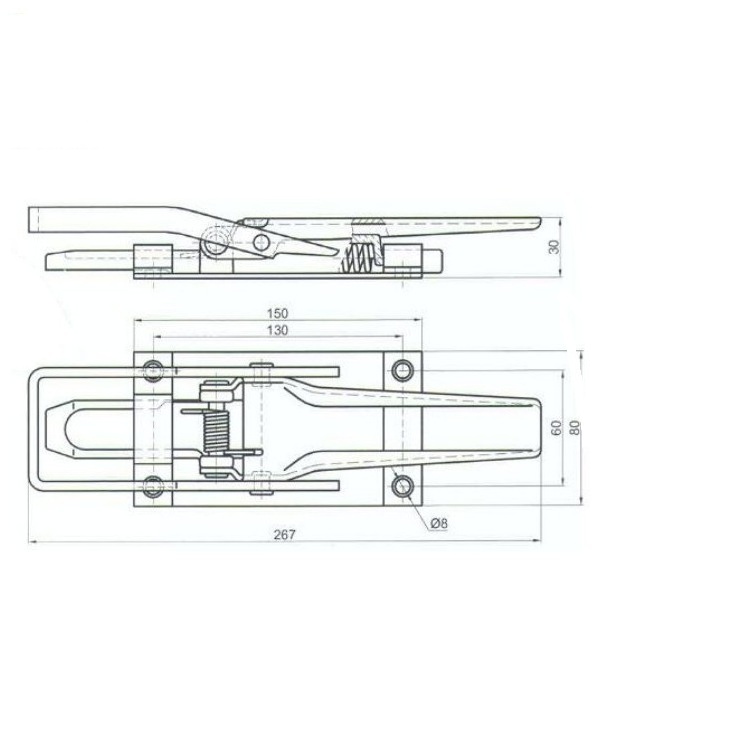 Trailer Steel Latch(Truck And Trailer Parts)