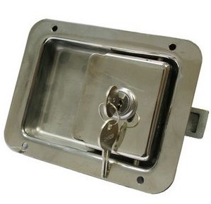 Truck And Trailer Parts Truck Tool Box Lock Stainless Steel Paddle Lock Recessed Tool Box Lock