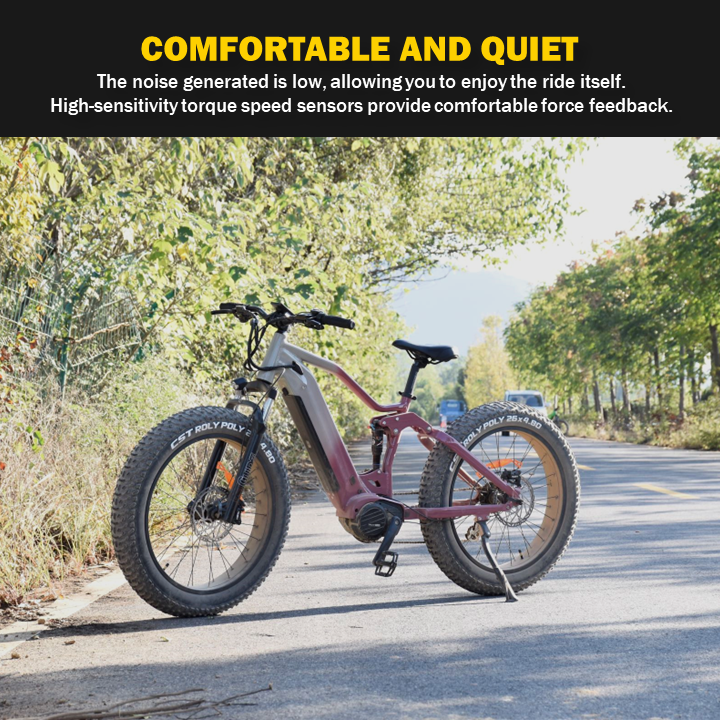 ebike conversion kit 1000W mid drive motor with color display electric fat tire bicycle part ebike kit fat tire