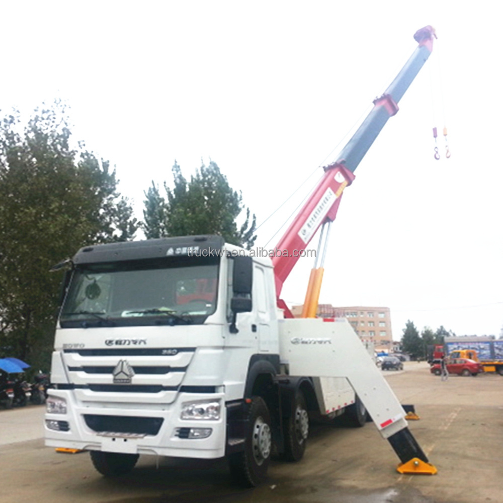 HOWO 8X4 60 ton rotator tow truck for sale