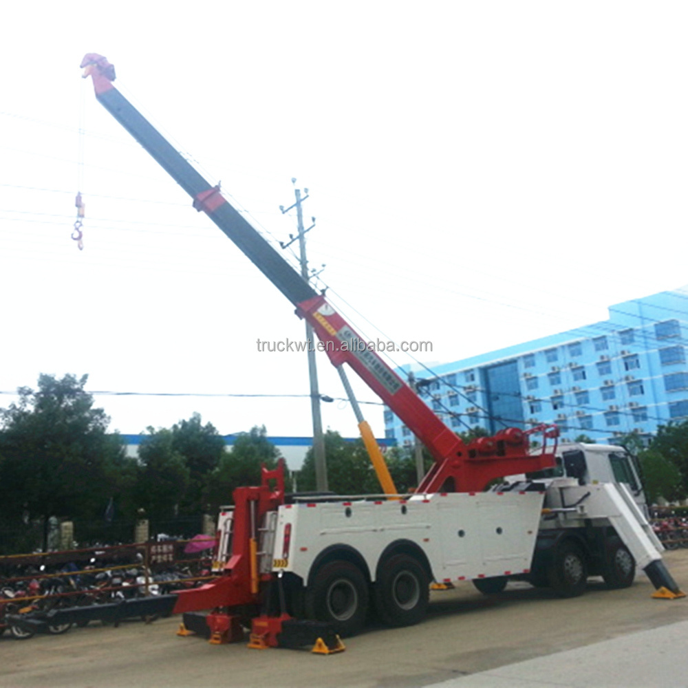 HOWO 8X4 60 ton rotator tow truck for sale