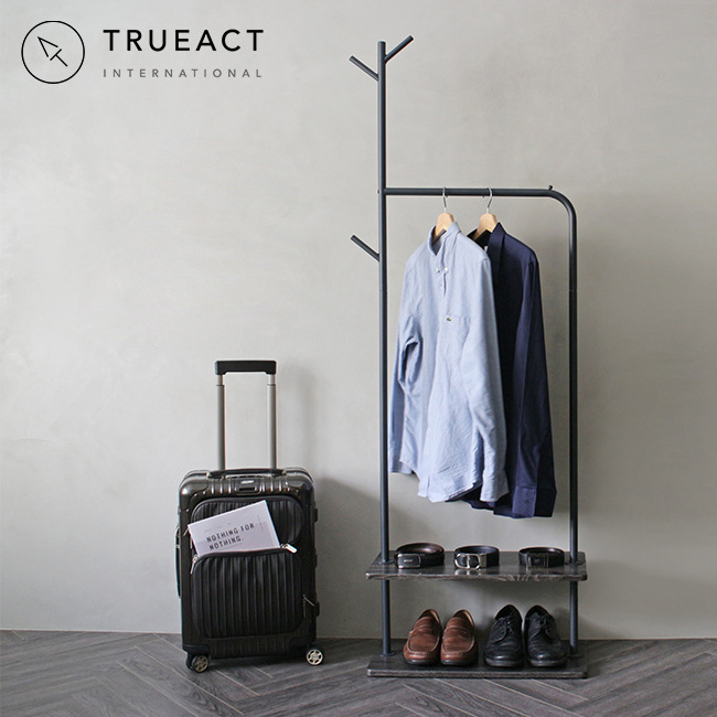 Free Standing Wood Coat Rack | Taiwan | Tree Shaped | Hanging Rail Stand