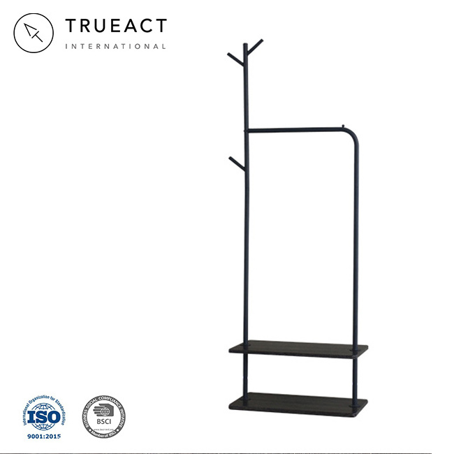 Free Standing Wood Coat Rack | Taiwan | Tree Shaped | Hanging Rail Stand