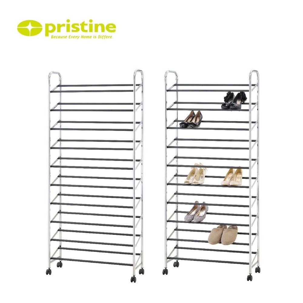 Living Room Furniture metal shoe tree rack 10 tier shoe rack steel shoe rack