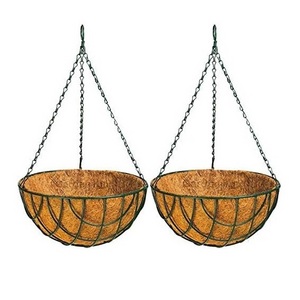 Coco Fiber Wall Hanger Half Liner Window Hanging Planter Pots 12 inch Coir Planters at Best Prices from US