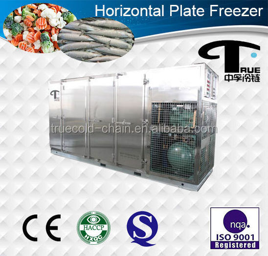 720kg/batch Horizontal Plate Individual Quick Freeze Machine