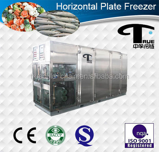 720kg/batch Horizontal Plate Individual Quick Freeze Machine