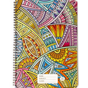 Hot Sale Line Striped School Notebook A4 Double Spiral Notebook With 80 Pages Line