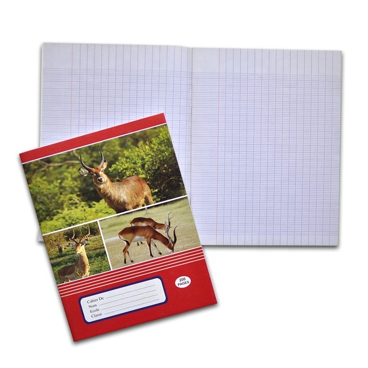 Congo Football/Car Cheap School Notebooks Inside Printed Cahier